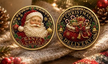 🎅🎄 Santa Claus Christmas Commemorative Coin