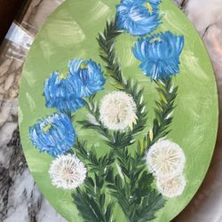 Painting Dandelion’s & Peonies 