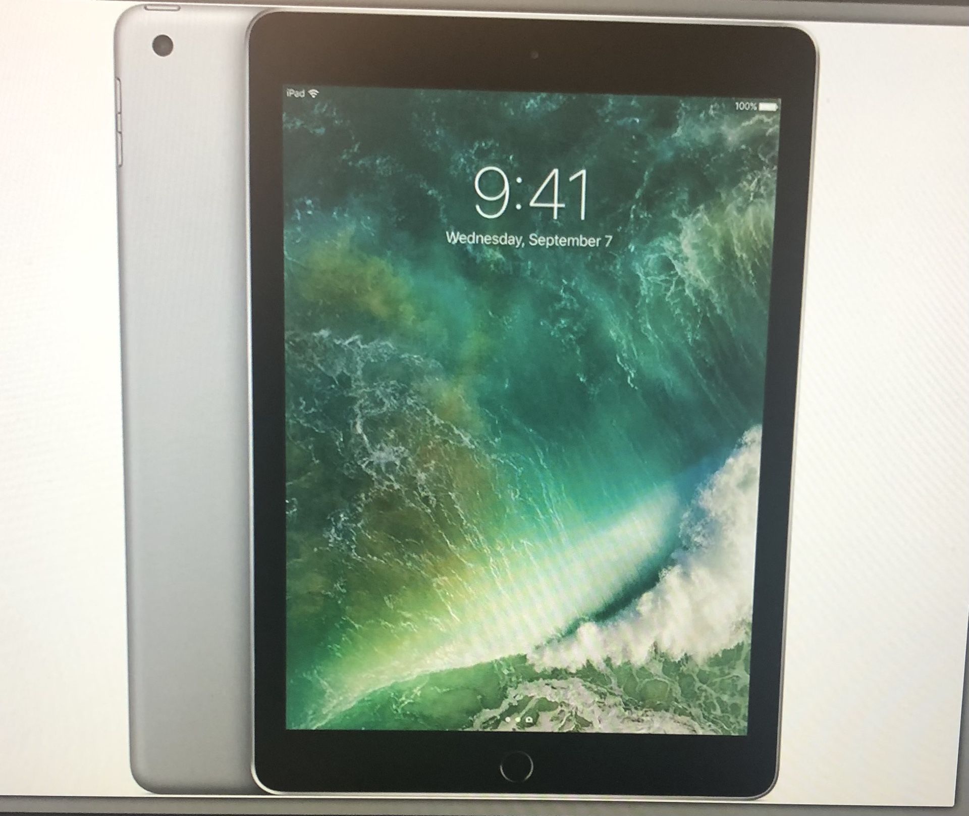 Restored Apple iPad (5th gen) MP2F2LL/A 9.7” 32GB Wifi Gray