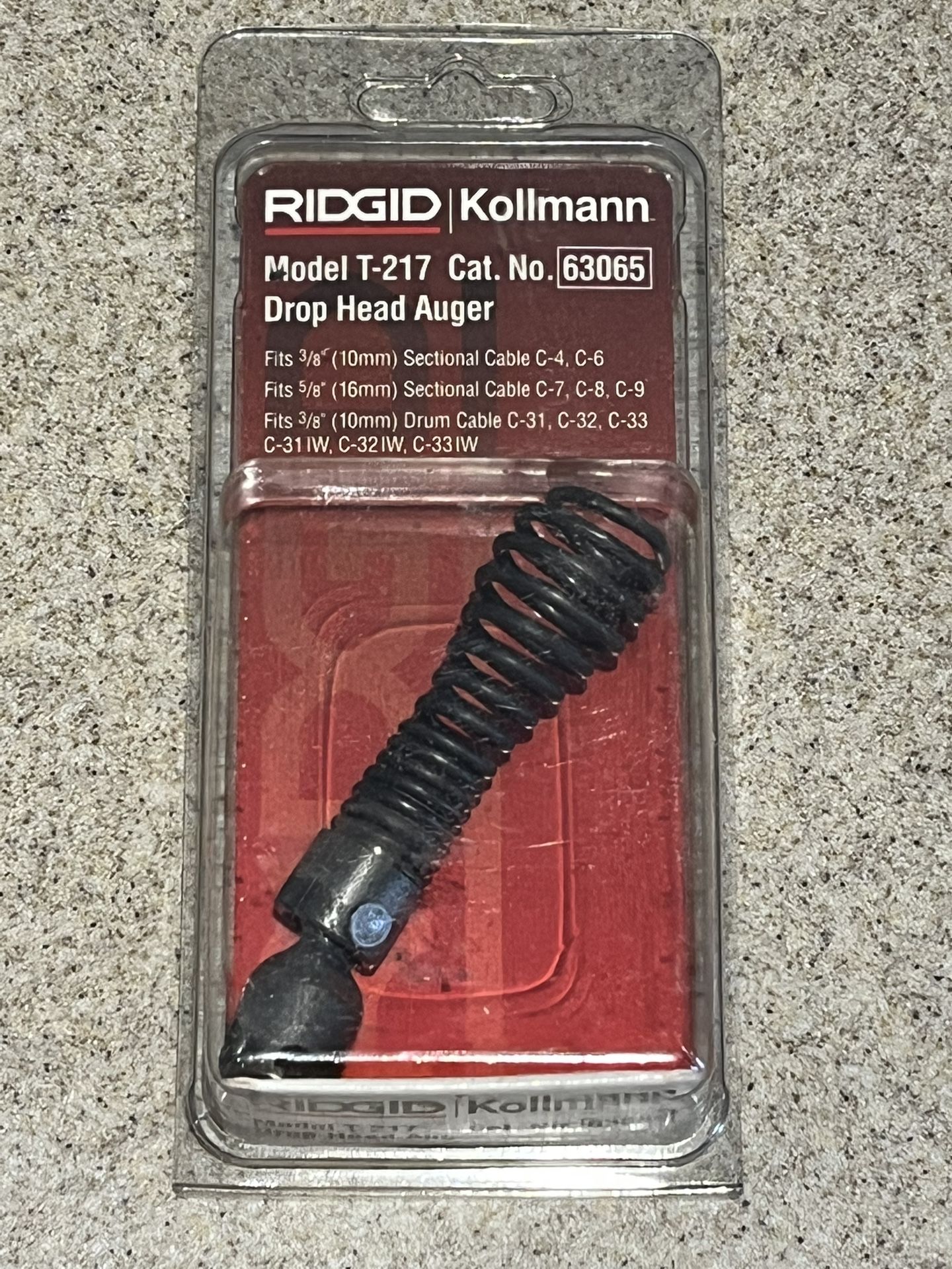 Rigid Model T-217 Drop Head Auger