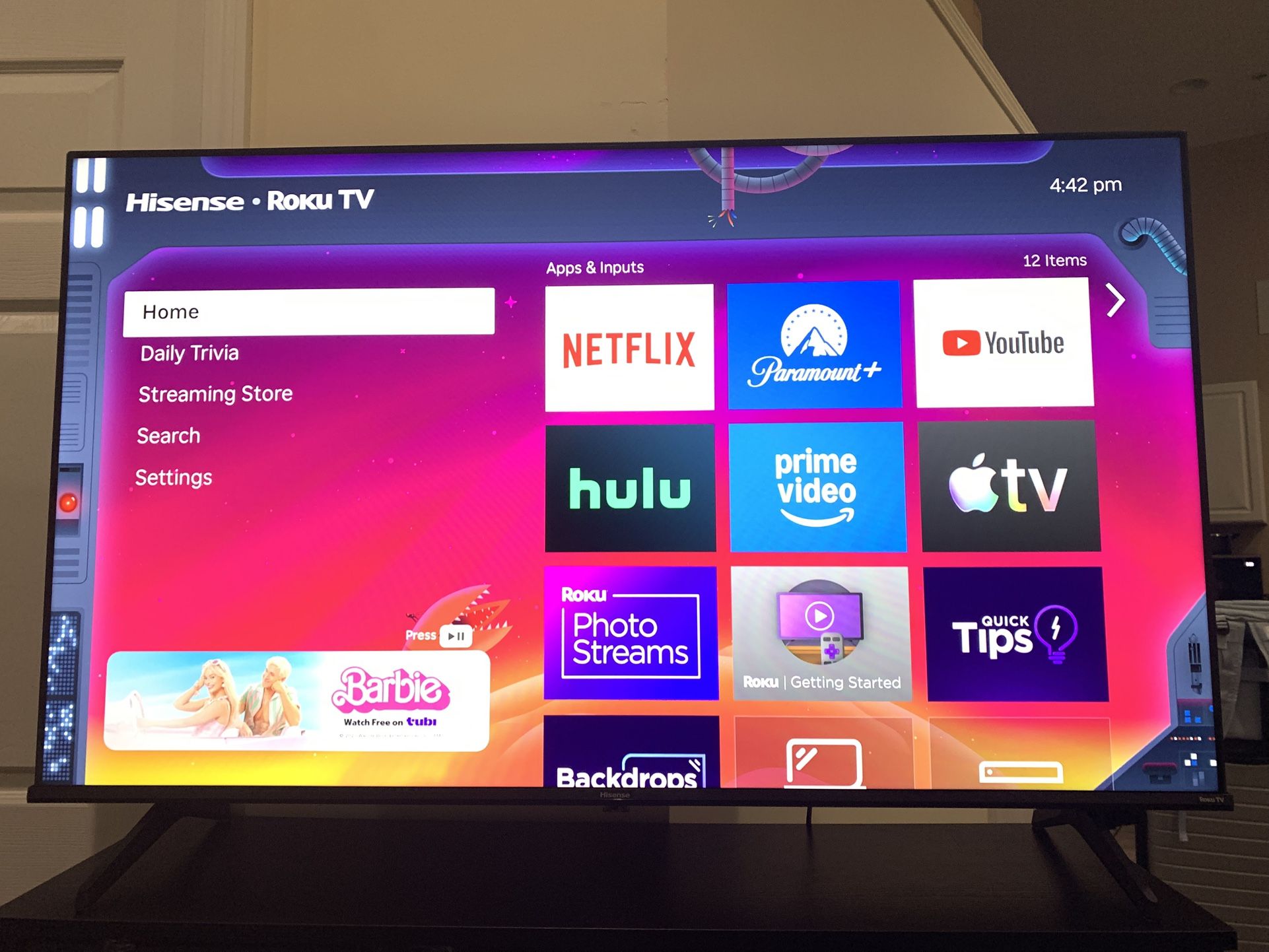 Hisense 50” 4K UHD Roku Smart TV