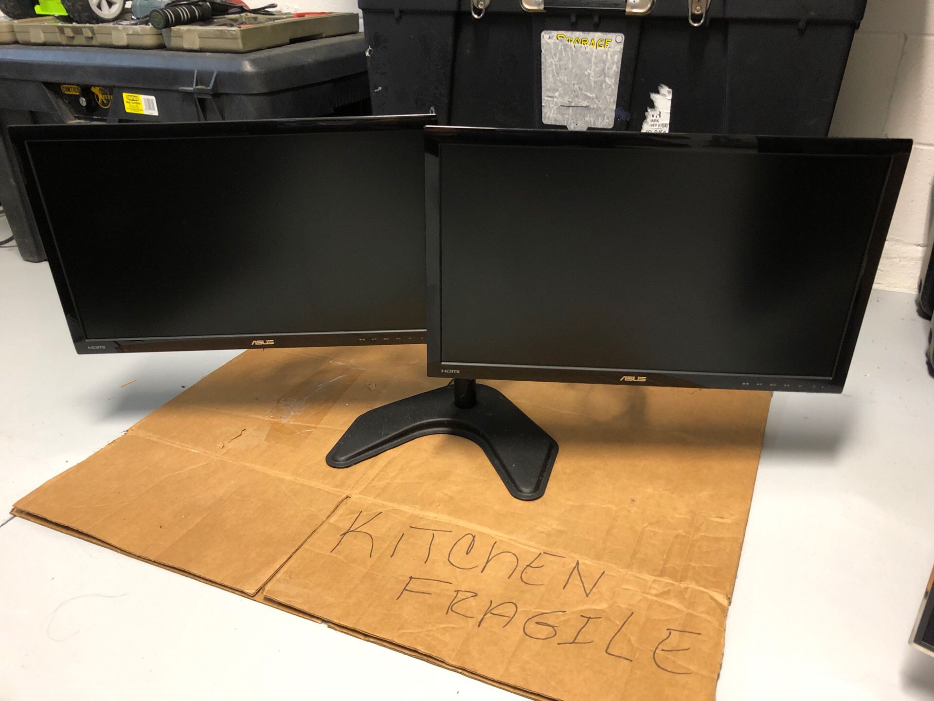Asus LCD Dual Monitors w/stand