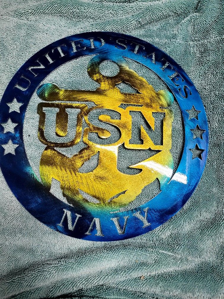 U.S. Navy Metal Wall Plaque