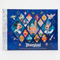 NEW Disneyland Diamond Celebration Autograph Book 60th Anniversary Sealed
