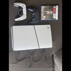 Ps5 Like New With 2 Remotes And 2k25