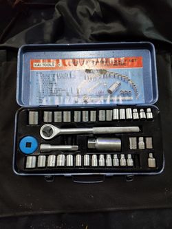 Kai Tools Socket Set SAE/Metric with Case