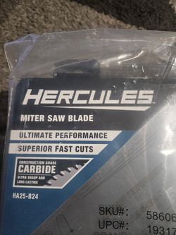 Hercules 2 inch 96T miter saw blade