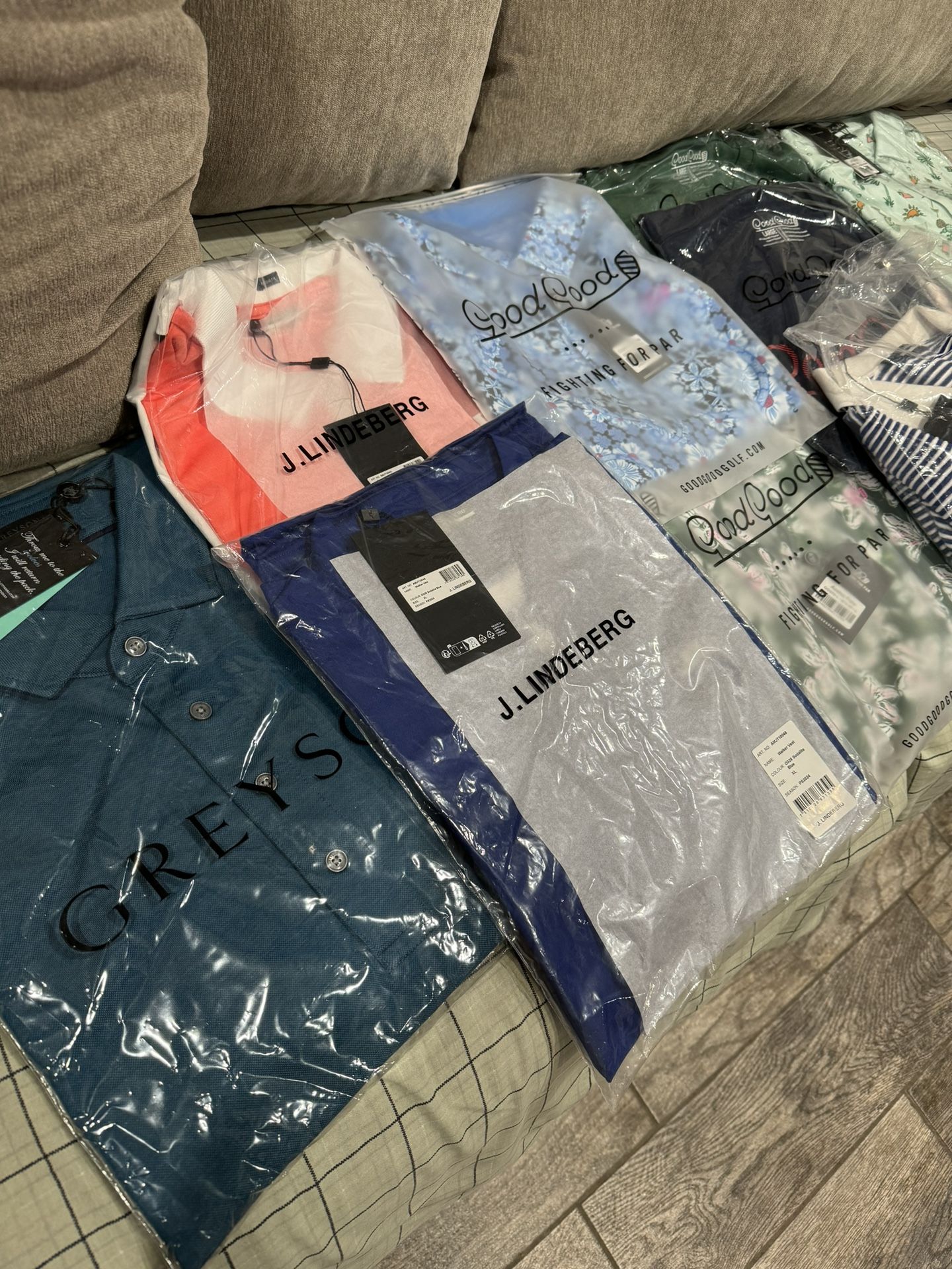 GREYSON J LINDEBERG GOOD GOOD GOLF POLOS