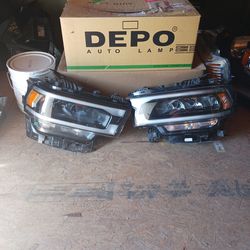 2019-2024 RAM 2500 /3500 headlights Full LED RH LH OEM