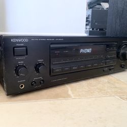 1980’s Kenwood (75w x 2-Ch) Audiophile Phono, Bluetooth Receiver