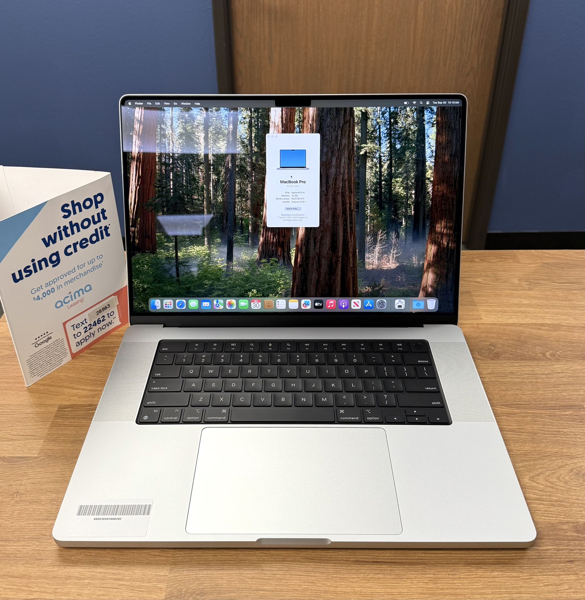 16" MacBook Pro M1 Pro 10 Core*32GB RAM*1TB SSD