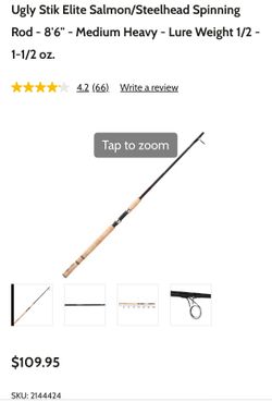 Ugly stick ELITE 8’6 casting rod