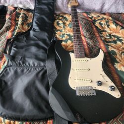 Black Yamaha EG303 Electric Guitar