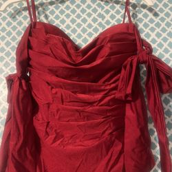 Prom dress Burgendy Red