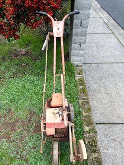 Vintage Gas-Powered Reel Lawn Mower
