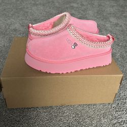 SIZE 7W - UGGS TAZZ LOVE TROPICAL PINK BRAND NEW