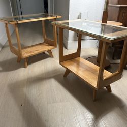 Vintage Mid century modern end tables