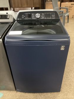 GE Profile 5.4 cu.ft. Sapphire Blue Top Load Washer with Smart Dispense