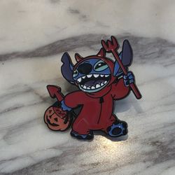 Stitch Devil Enamel Pin 
