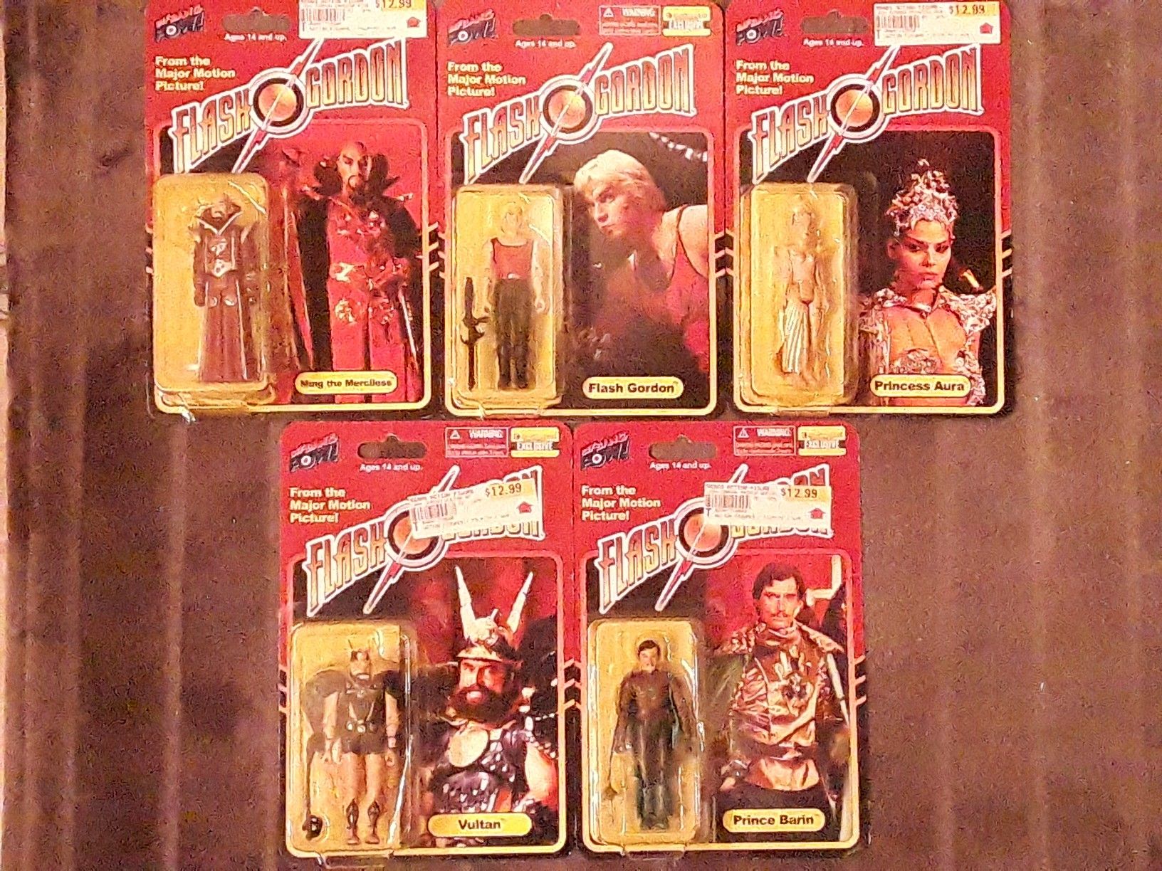 Flash Gordon Action figures set