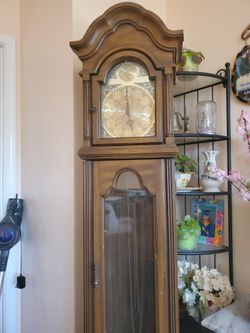 Grand Father Clock Tempus Fugit