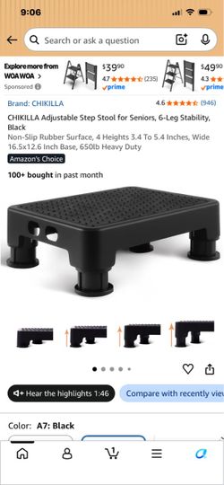 New in box stepping stool