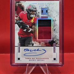 2025 Panini Impeccable Bucky Irving Elegance Patche Auto /35 Buccaneers