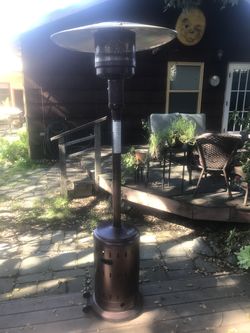Propane patio space heater