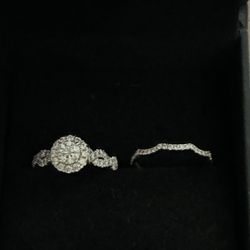 Engagement Ring And Band