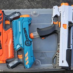 3 Nerf Guns