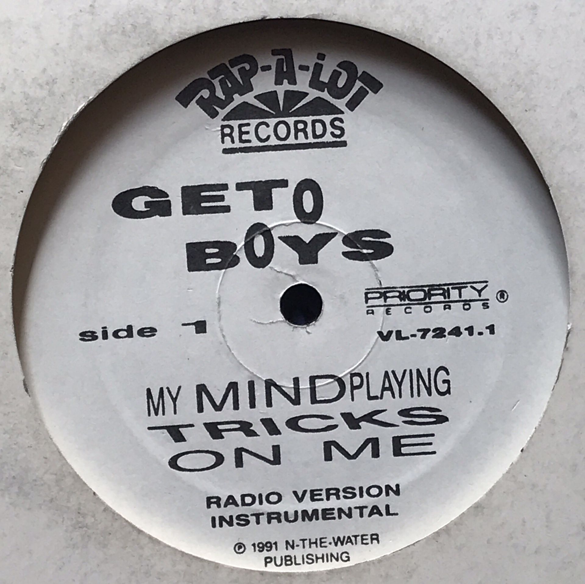 Geto boys - My mind playing tricks on me (12-inch vinyl) Record Single