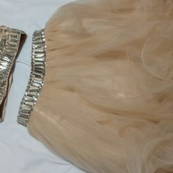Nice , Beige Party Dress