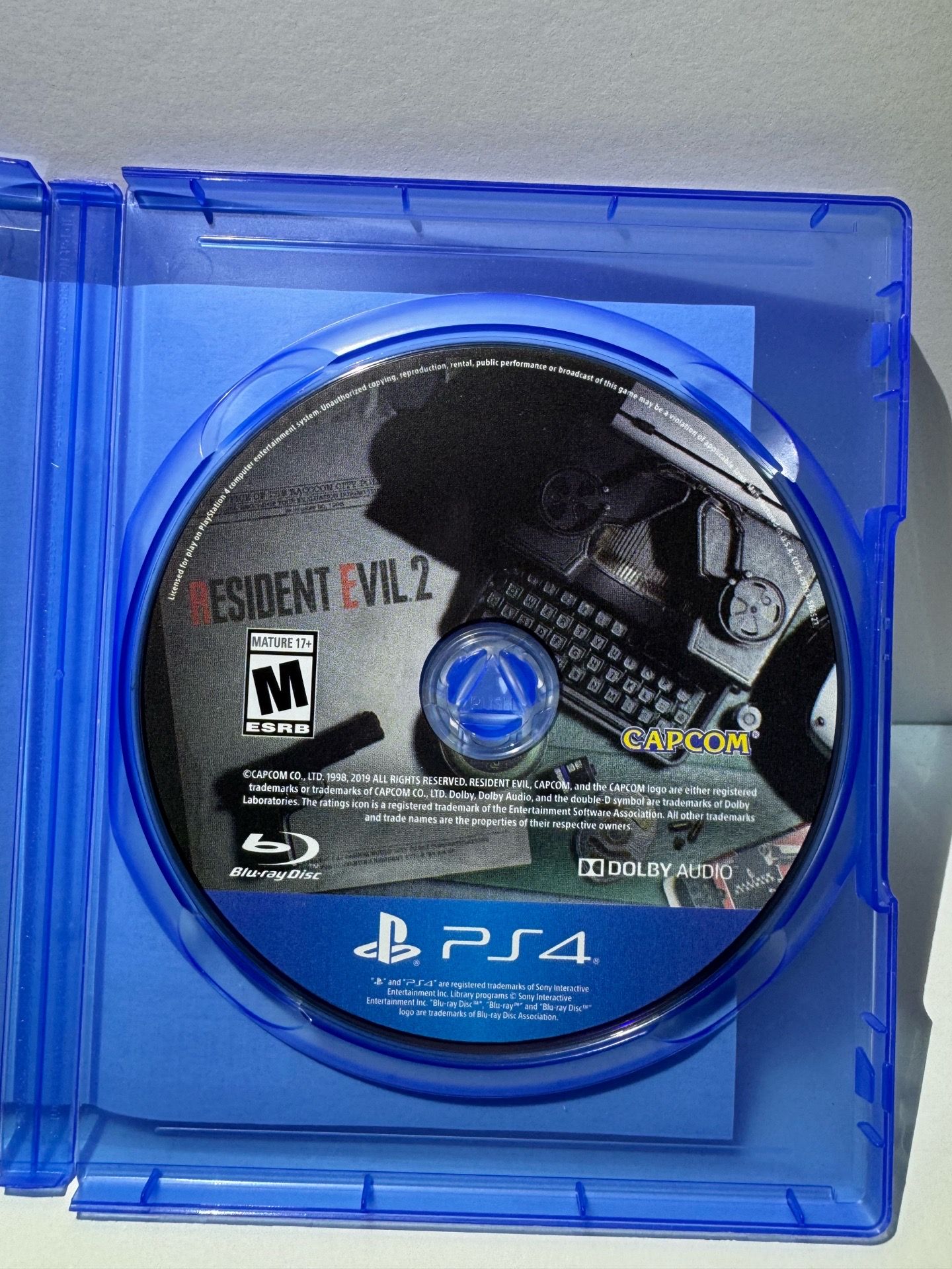 Resident Evil 2 (Sony PlayStation 4, PS4) - Disc ONLY, TESTED AND WORKING