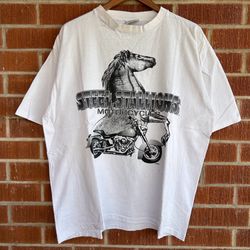 Steel Stallions Motorcycles Fort Lauderdale FL T-shirt XL Vintage 1995