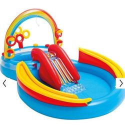 Swimming Pool and Slide For Kids