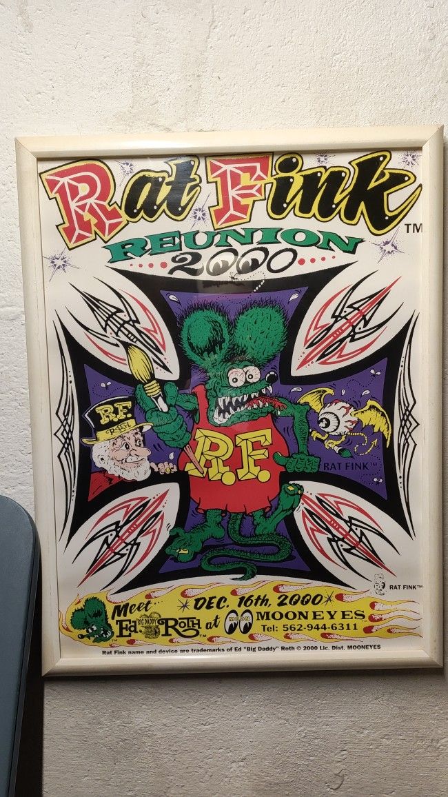 Rat Fink Framed Poster 2000