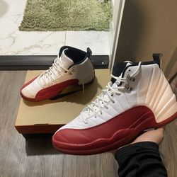 Jordan 12 White And Red