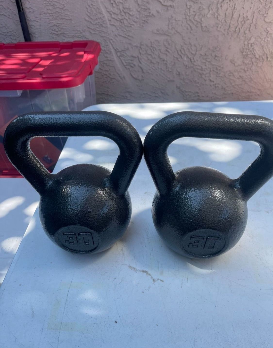Athletic Works 30lb Kettlebell, Casting Iron, Durable