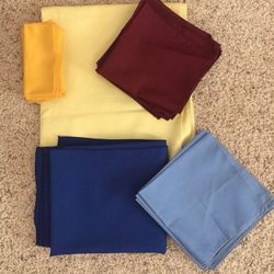 Assorted Cotton Table cloths and napkins