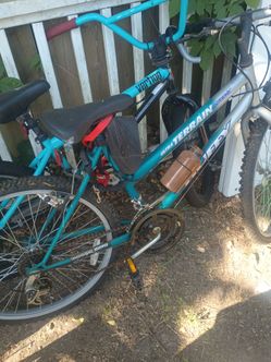 Two nice bikes just needs air and tires