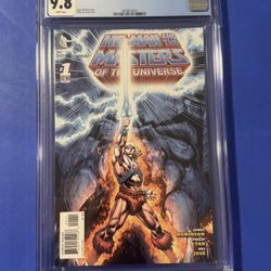 He-Man And The Masters Of The Universe #1 CGC 9.8 Main A 1st Print DC Comic 2012