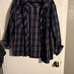 Blue Flannel Shirt 