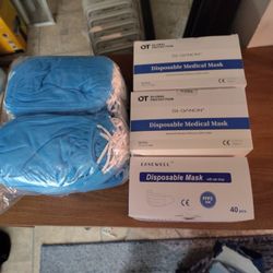 Disposable And Multiple Face Mask. Give Me One And Worse Or Can Be Thrown Away