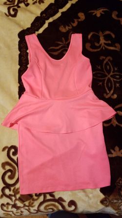 Hot pink dress