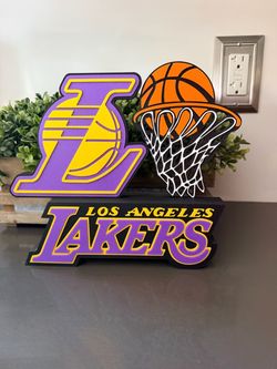 LA Lakers display sign