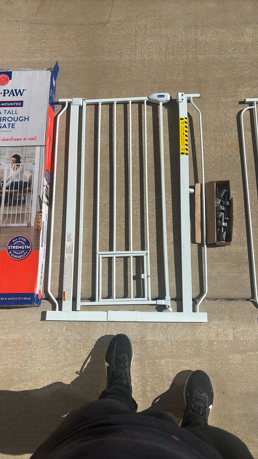 Extra Tall Walk-through Pet Gate