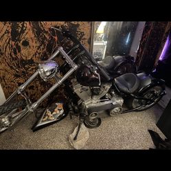 Custom Chopper W/ Harley Motor $4,000 OBO! 