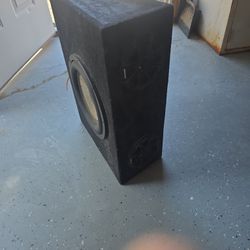 10" Sub With Kicker 4" 10" Speaker Is Blown