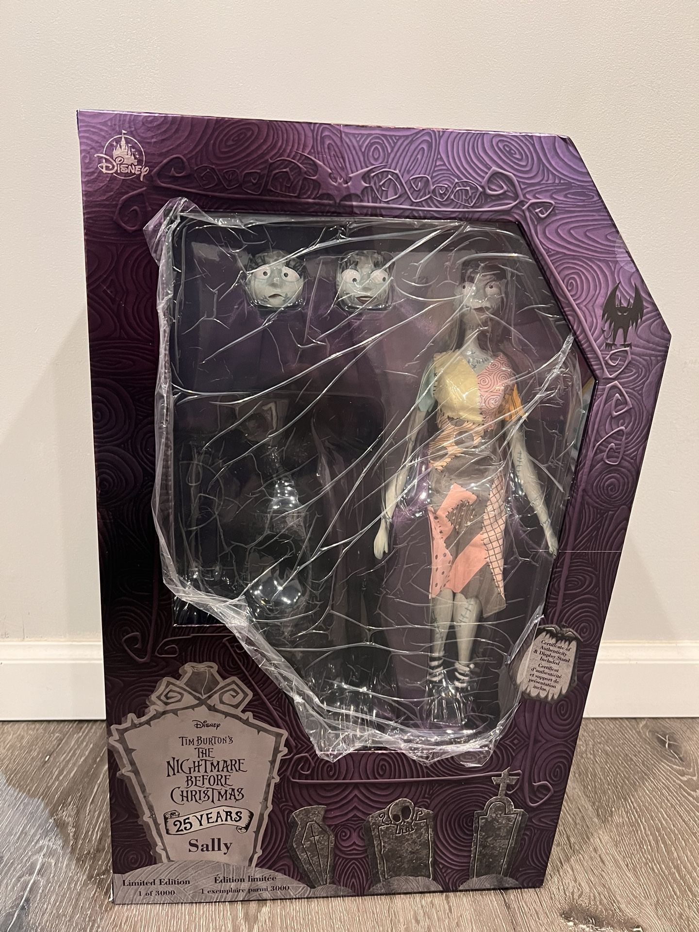 Disney SALLY Nightmare Before Christmas 25th Anniversary Limited Edition Doll