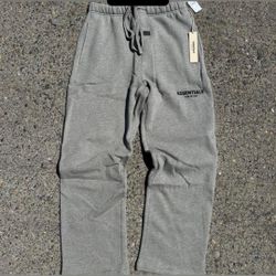 🔥 ESSENTIALS FEAR OF GOD BLACK SWEATPANTS – SIZE XL (FLEECE)